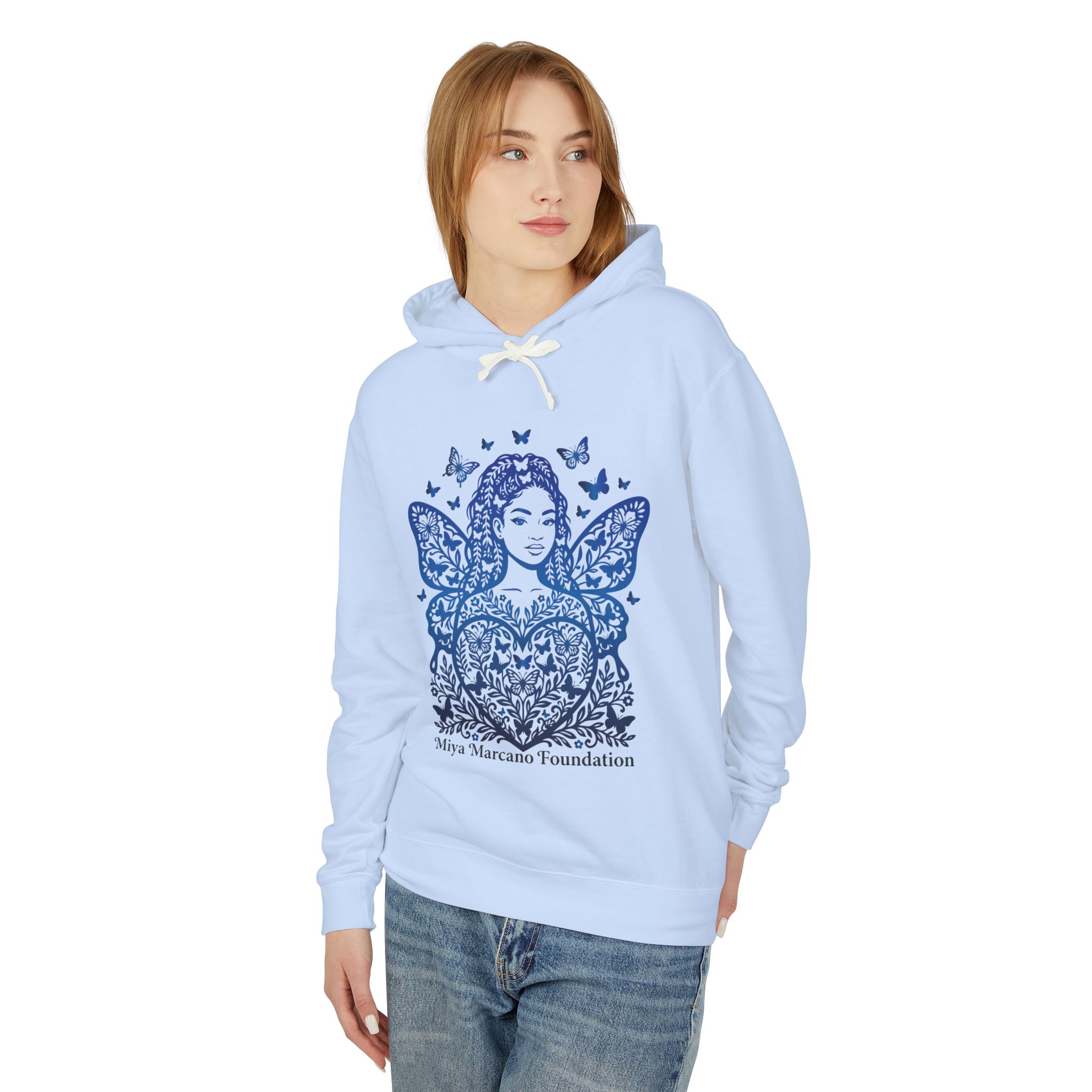 Butterfly Heart Girl Hoodie — Miya Marcano Foundation Tribute - Image 7