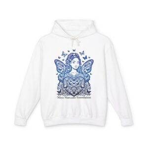 Butterfly Heart Girl Hoodie — Miya Marcano Foundation Tribute