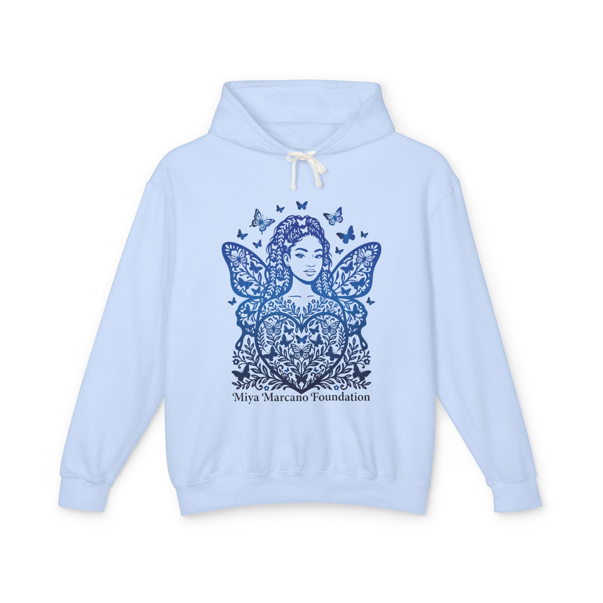 Butterfly Heart Girl Hoodie — Miya Marcano Foundation Tribute - Image 5