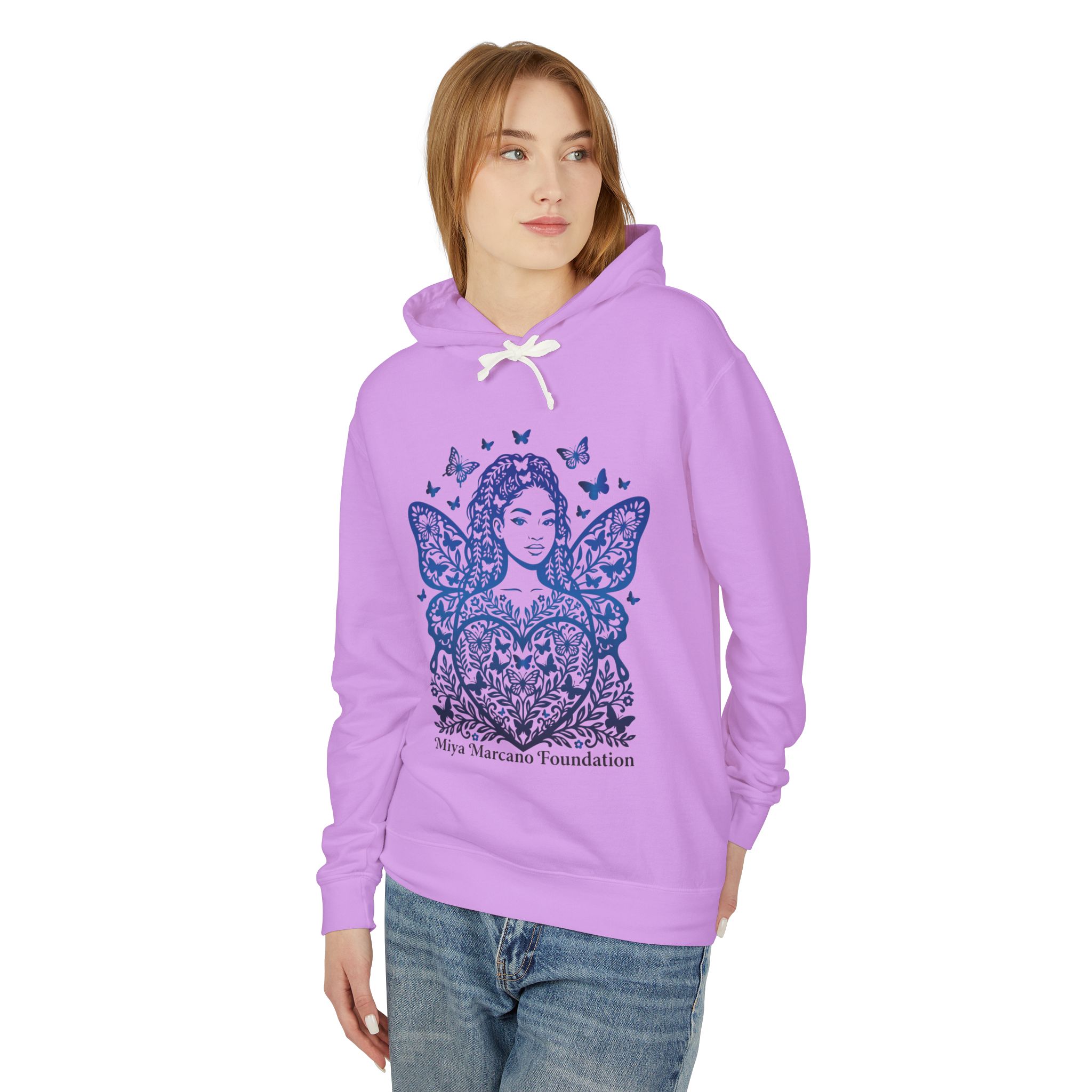 Butterfly Heart Girl Hoodie — Miya Marcano Foundation Tribute - Image 11