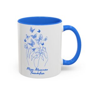 Butterfly Bouquet Mug — Blue Line Art 11oz/15oz