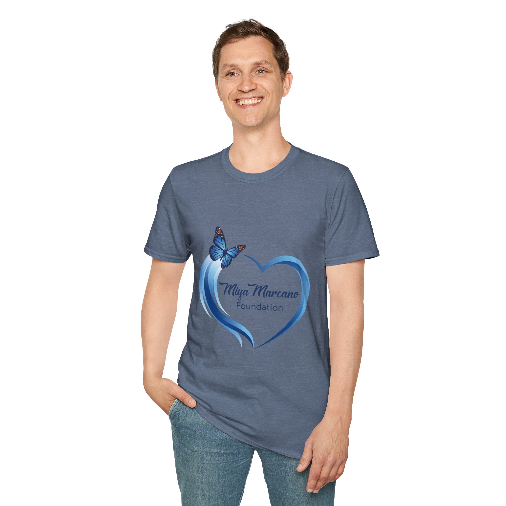 Foundation Heart T-Shirt — Miya Marcano Butterfly Charity Tee - Image 11