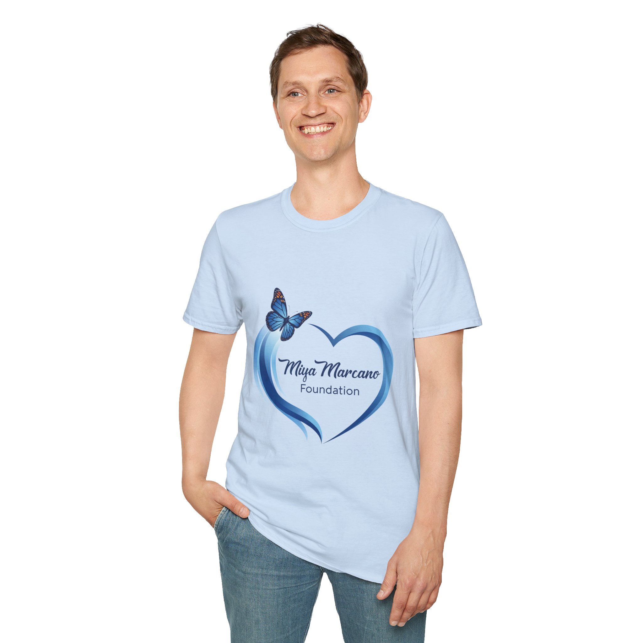 Foundation Heart T-Shirt — Miya Marcano Butterfly Charity Tee - Image 15