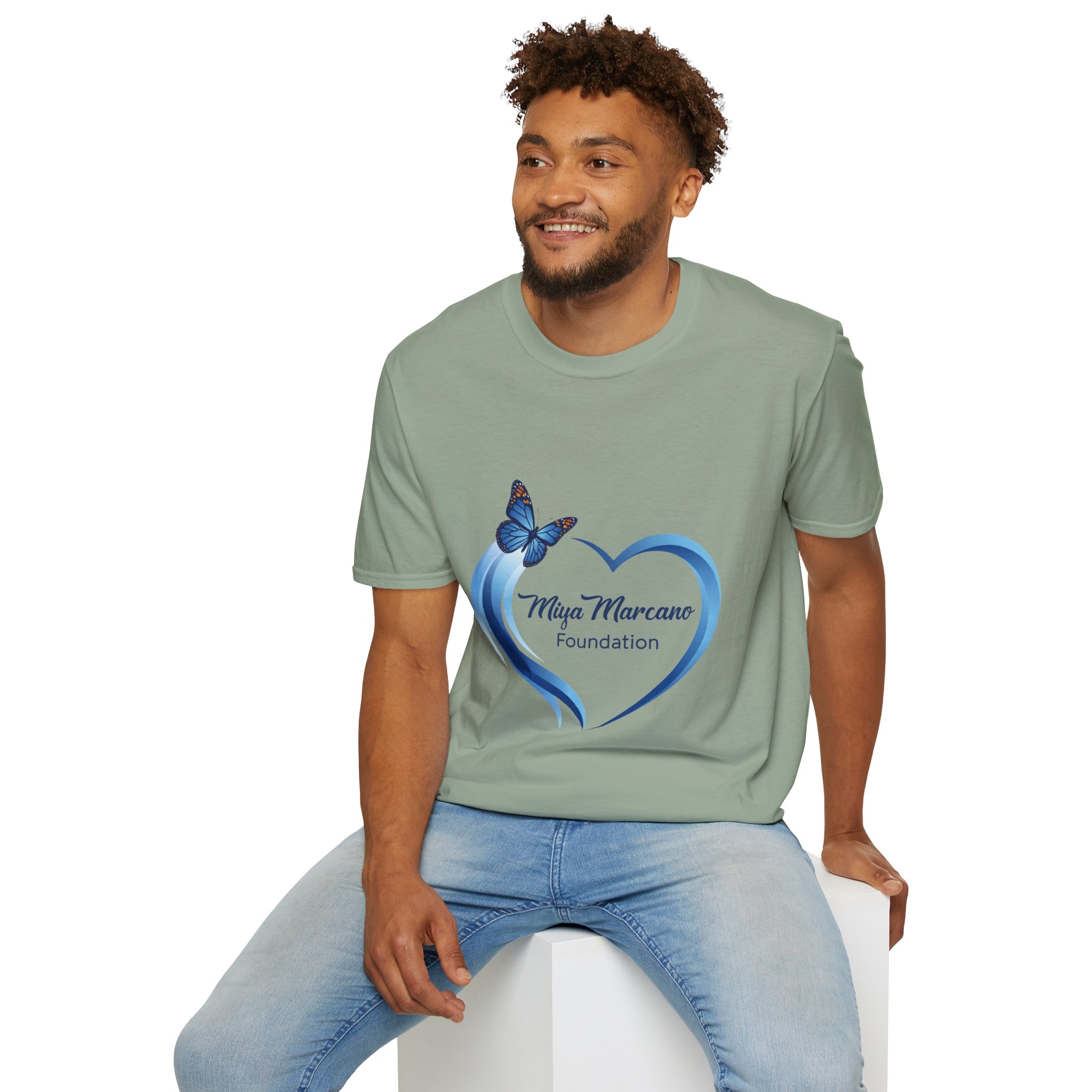 Foundation Heart T-Shirt — Miya Marcano Butterfly Charity Tee - Image 19