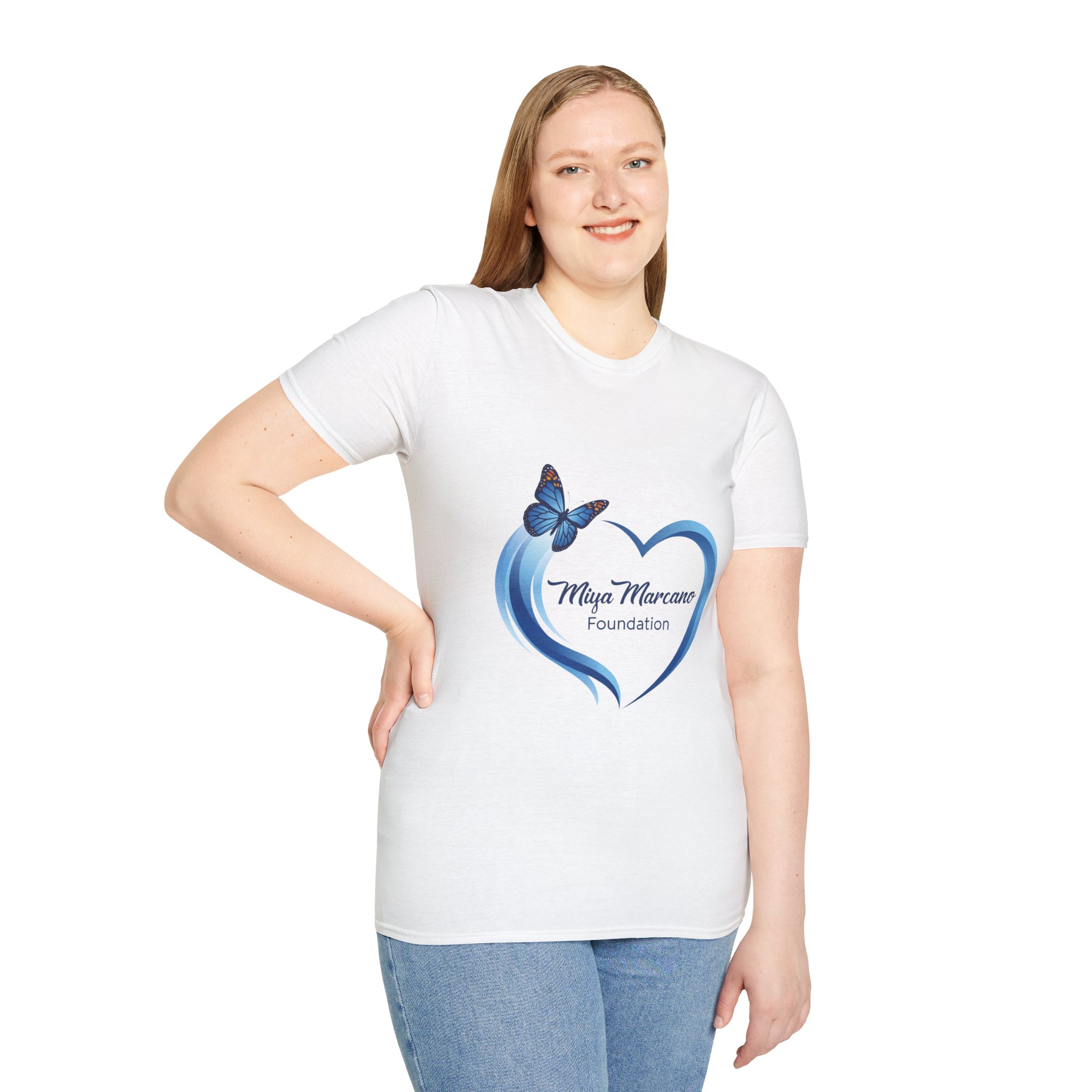 Foundation Heart T-Shirt — Miya Marcano Butterfly Charity Tee - Image 5