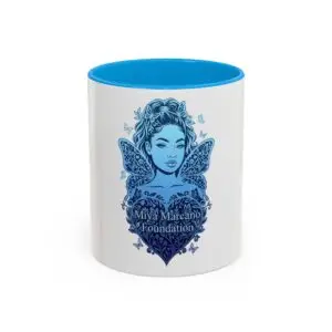 Miya Marcano Foundation Blue Fairy Mug — 11/15oz Charcoal-Handle Coffee Cup